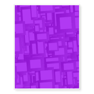 Moody Purple Abstract Art Temporary Tattoos