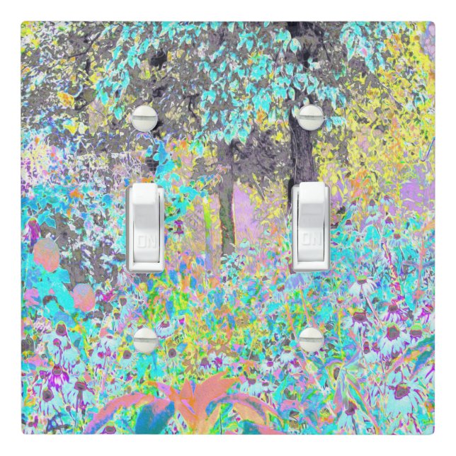 Moody Purple Morning Sunrise in My Rubio Garden Light Switch Cover (In Situ)