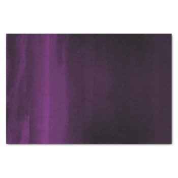 Moody Purple Plum Modern Watercolor Chic Elegant Tissue Paper by printabledigidesigns at Zazzle