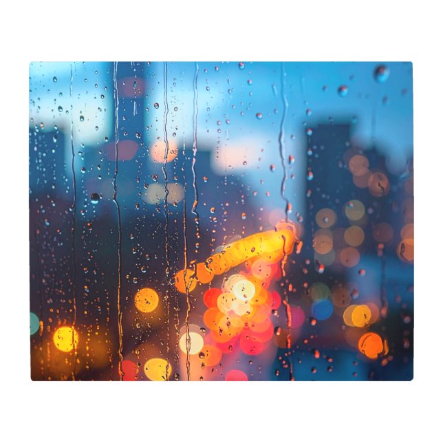 Moody Rain Wall Art (Front)