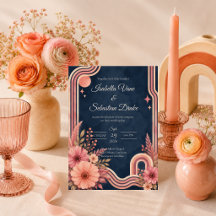 Moody Retro Floral Wedding