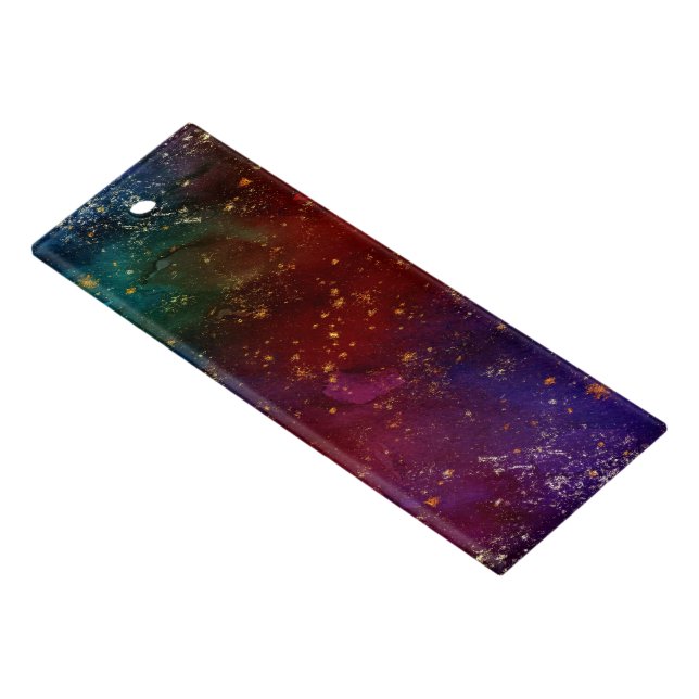 Moody Shadow | Psychedelic Grunge Gold Stardust Ruler (Angled)