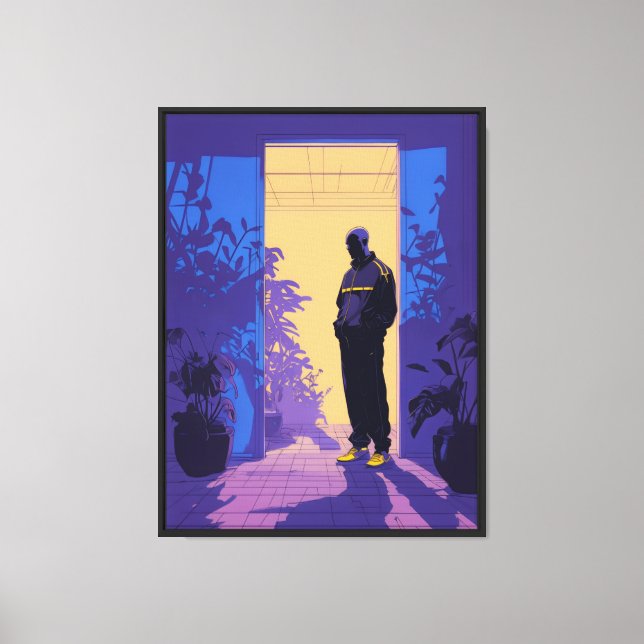 Moody Silhouette Wall Art – Modern Aesthetic (Front)