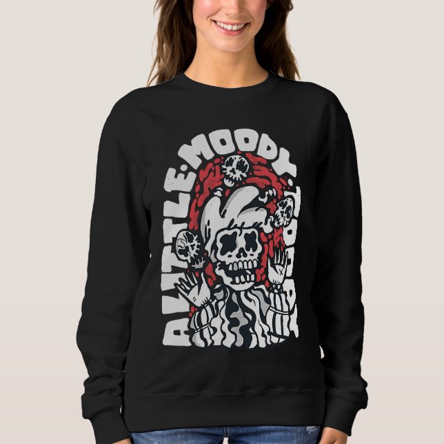 Moody Skeleton Sweatshirt (Front)