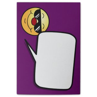 Moody Smiley Face Grumpey Post-it® Notes