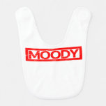 Moody Stamp Baby Bib