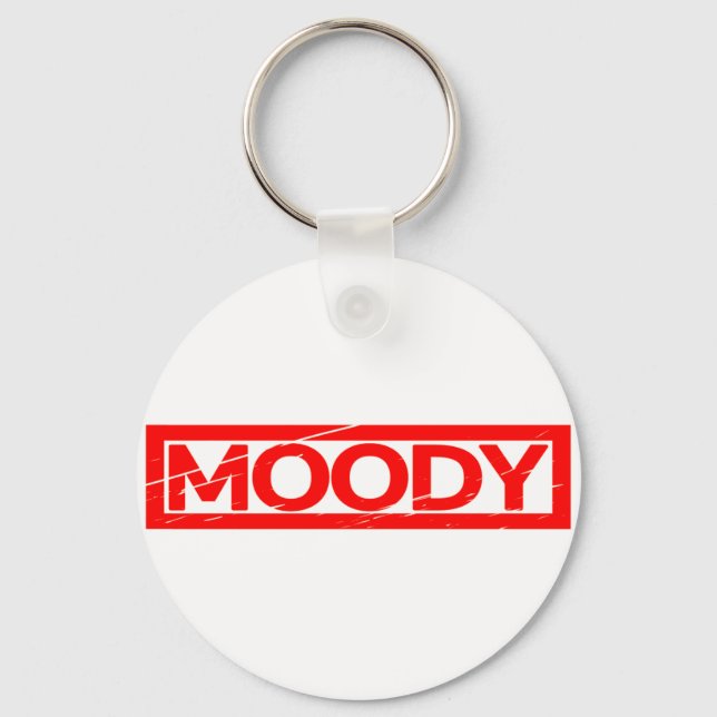 Moody Stamp Keychain (Front)