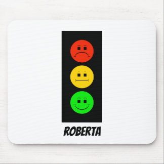 Moody Stoplight Customizable with Name Mouse Pad