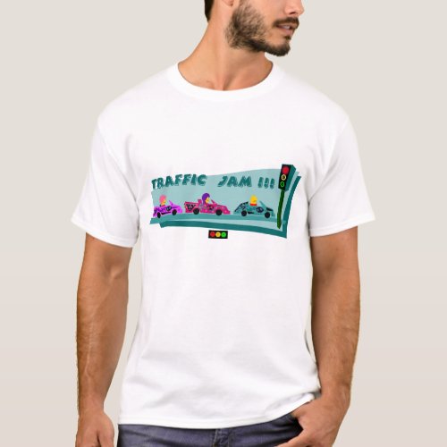 Moody Stoplight Traffic Jam T_Shirt