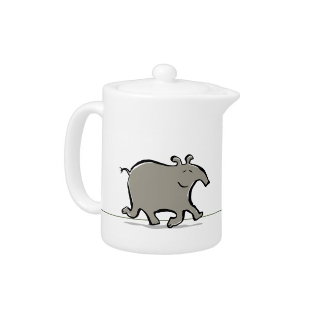 moody tapirs teapot (Left)