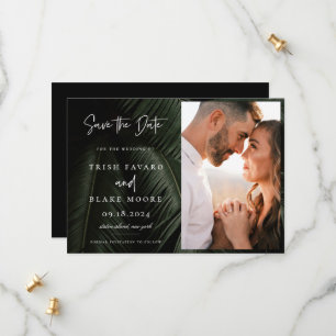 Moody Tropics Photo Save The Date