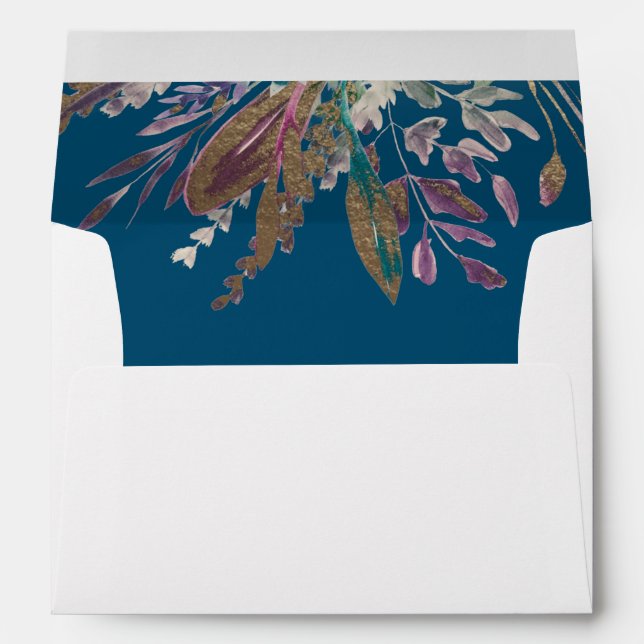 Moody Wedding Lined envelope (Back (Bottom))