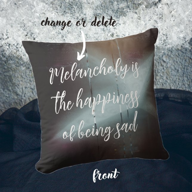 Moody Winter Night's Big Christmas Star Throw Pillow (Creator Uploaded)