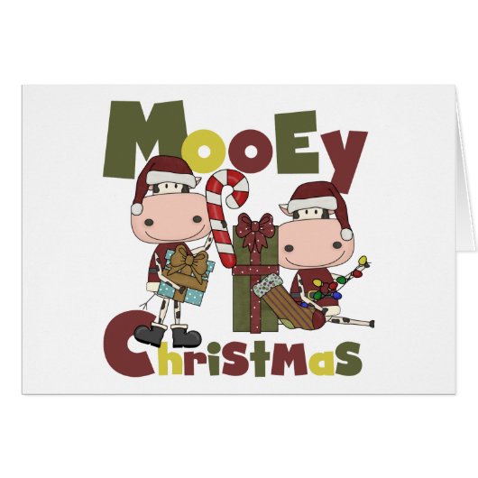 Mooey Christmas Cards (Front Horizontal)