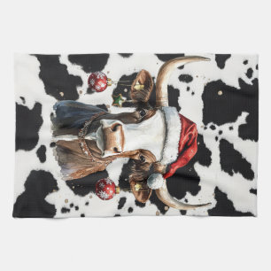 Mooey Christmas Kitchen Towel
