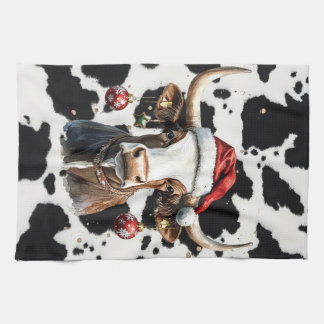 Mooey Christmas Kitchen Towel