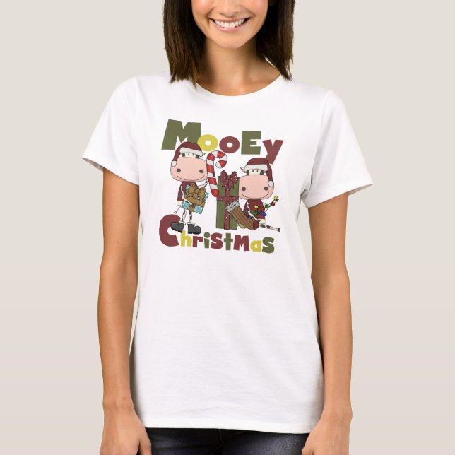 Mooey Christmas T-Shirt (Front)