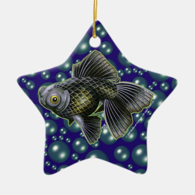 Moog the Black Moor Star Ornament (Front)