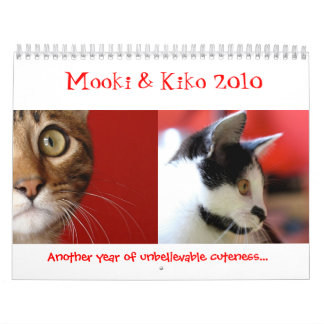 Mooki & Kiko 2010 Calendar