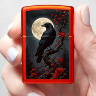 Moolit Raven Zippo Lighter