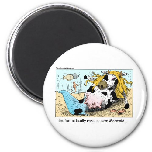 Moomaid Funny Cow Cartoon Gifts Tees Collectibles Magnet
