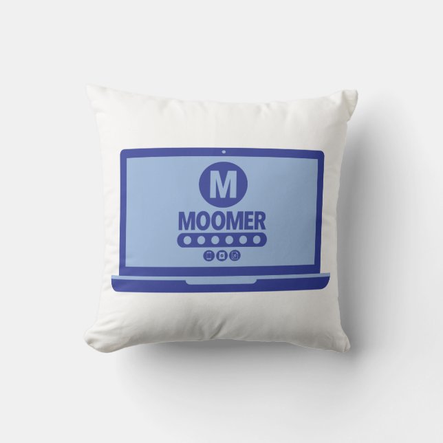 Moomer Log In Pillow (Front)