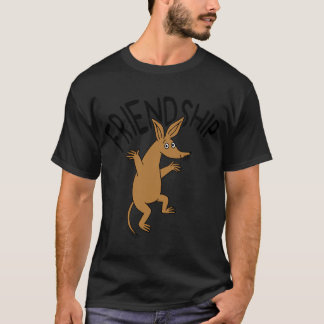 Moomintroll & Snorkmaiden Love Painting Flowers Ar T-Shirt
