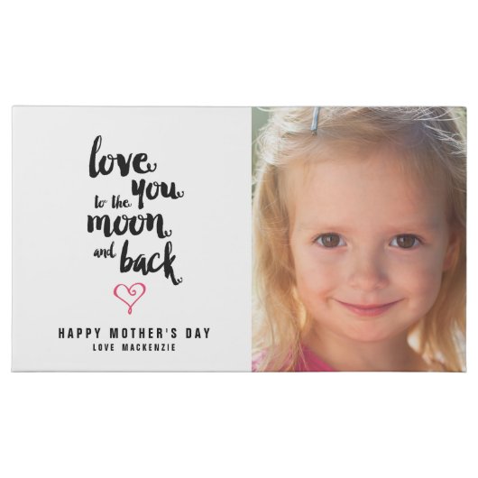 Moon and Back | Mother's Day Photo Chocolate (Front)