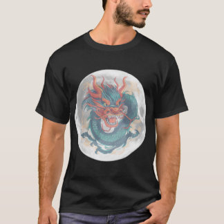 Moon and Dragon T-shirt: A Legend Among the Stars T-Shirt