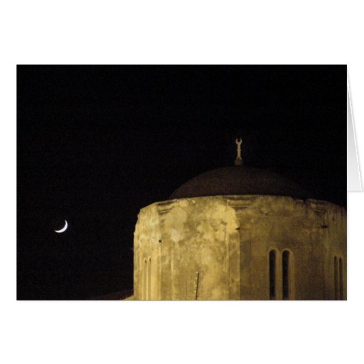 Moon and Mosque Cards (Front Horizontal)