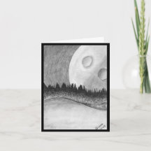 Moon and Planet - Black 