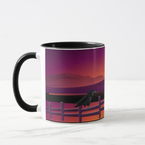 Moon and Ravens Mug