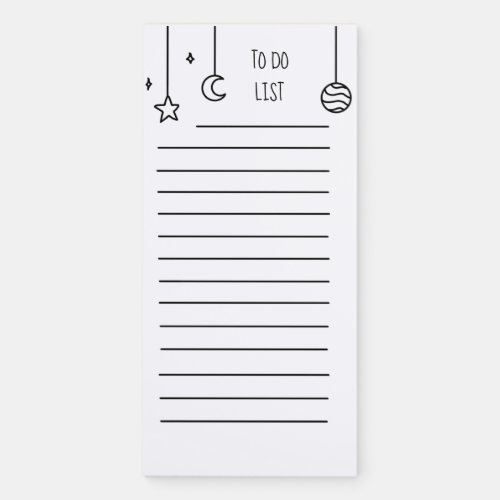 Moon and Star Notepad