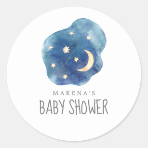 Baby Shower Sticker Seals - Boy