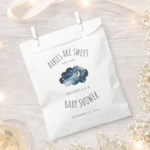 Moon and Stars Baby Shower Favor Bag