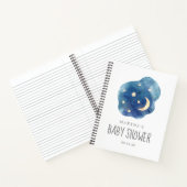 Moon and Stars Baby Shower Gift List Notebook (Inside)