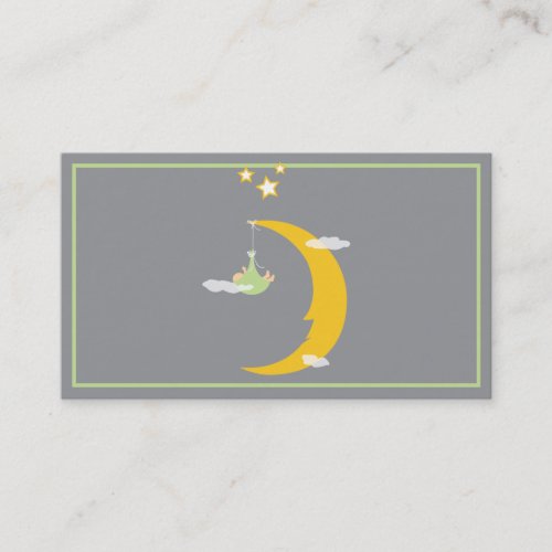 Moon and Stars Business Card