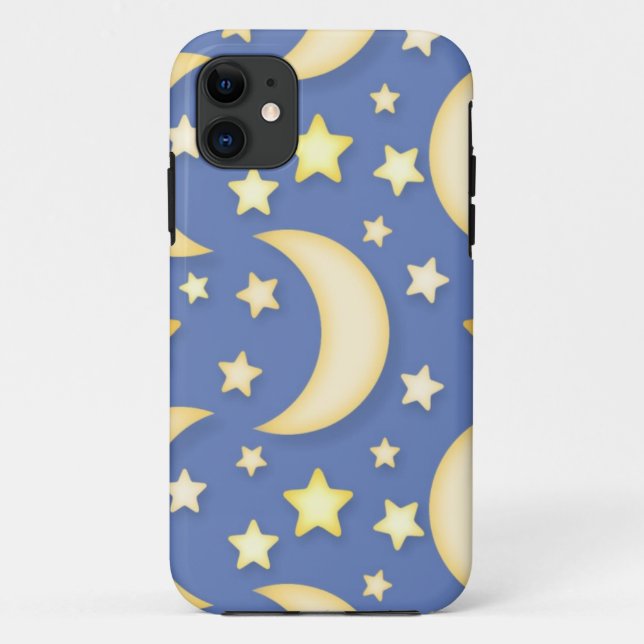 Moon and Stars Case-Mate iPhone Case (Back)