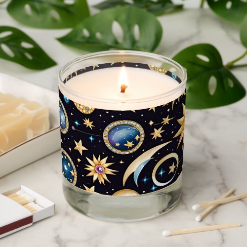 Moon And Stars Celestial   Scented Candle