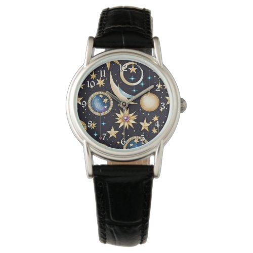Moon And Stars Celestial   Watch