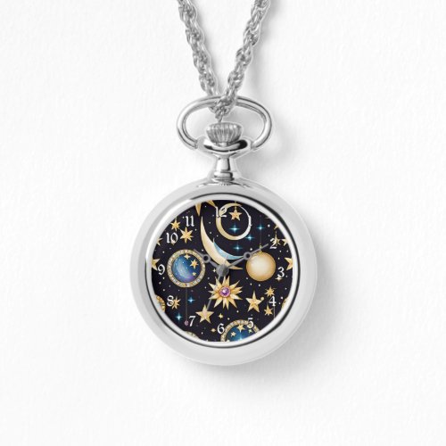 Moon And Stars Celestial   Watch