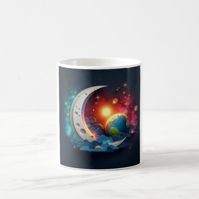 Moon and Stars Coffee Mug (Center)