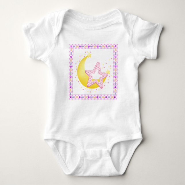 Moon and Stars For Baby Bodysuit (Front)
