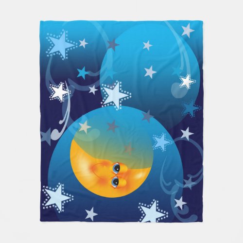 Moon and Stars Goodnight Blanket