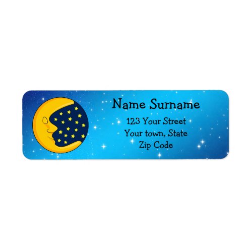 Moon And Stars Label