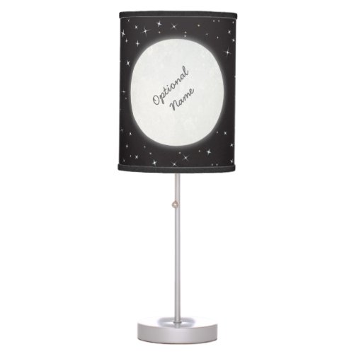 Moon and Stars Lamp for Kids  Black