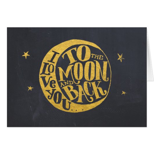 Moon And Stars Love You Affectionate (Front Horizontal)