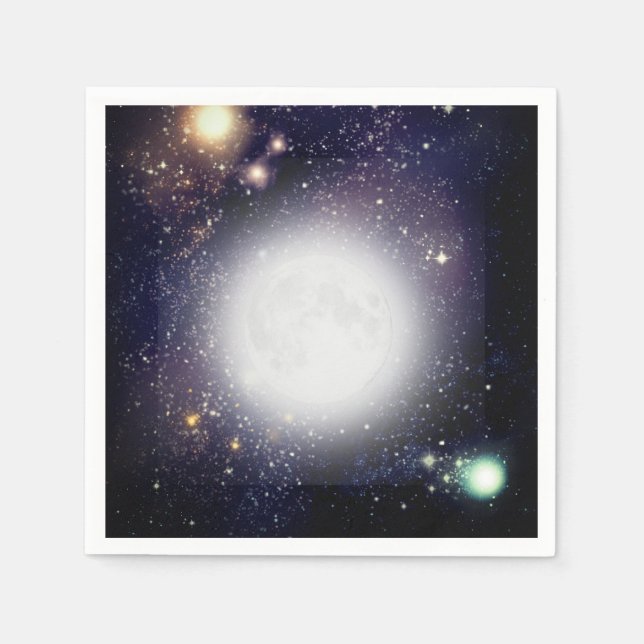 Moon and Stars Napkins (Front)