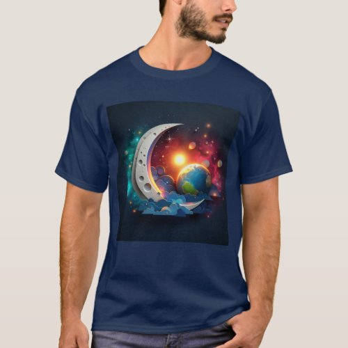 Moon and Stars T_Shirt