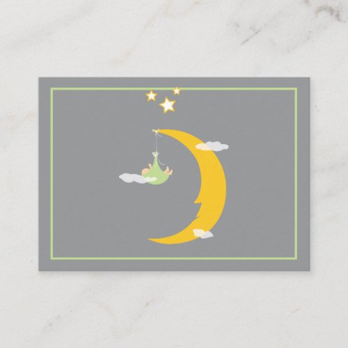 Moon and Stars Table Place Card Business Card